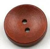 50 Stück/Los, Größe: 10–25 mm, natürliche Holzknöpfe zum Nähen von Kleidung, Basteln, Scrapbooking, Zubehör, Dekoration (SS-2276) – Roter Kaffee – 12,5 mm, 50 Stück von YFSHC