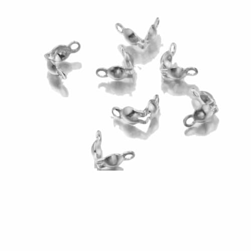 50 Stück/Los Gold Edelstahl-Anschlussverschluss Kugelkette Kalotte End Crimps Perlenkappen für DIY Schmuckherstellung Zubehör-A-01 50 Stück/Los Gold Edelstahl-Anschlussverschluss Kugelkette Kalotte End Crimps Perlenkappen für DIY Schmuckherstellung Zubehör-A-01 von YFSHC