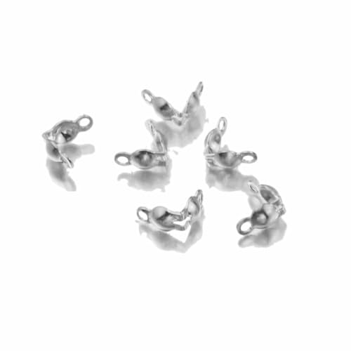 50 Stück/Los Gold Edelstahl-Anschlussverschluss Kugelkette Kalotte End Crimps Perlenkappen für DIY Schmuckherstellung Zubehör-A2 50 Stück/Los Gold Edelstahl-Anschlussverschluss Kugelkette Kalotte End Crimps Perlenkappen für DIY Schmuckherstellung Zubehör-A2 von YFSHC
