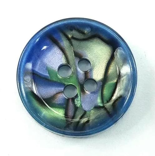50 Stück 11,5 mm/15 mm/20 mm/25 mm Top-Mode-Dekorationsknöpfe Herrenhemden sind Vier-Augen-Knöpfe Mantelharzknöpfe-blau-11,5 mm 50 Stück 11,5 mm/15 mm/20 mm/25 mm Top-Mode-Dekorationsknöpfe Herrenhemden sind Vier-Augen-Knöpfe Mantelharzknöpfe-blau-11,5 mm von YFSHC