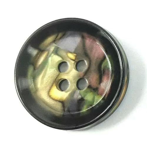 50 Stück 11,5 mm/15 mm/20 mm/25 mm Top-Mode-Dekorationsknöpfe Herrenhemden sind Vier-Augen-Knöpfe Mantelharzknöpfe-schwarz-15 mm 50 Stück 11,5 mm/15 mm/20 mm/25 mm Top-Mode-Dekorationsknöpfe Herrenhemden sind Vier-Augen-Knöpfe Mantelharzknöpfe-schwarz-15 mm von YFSHC