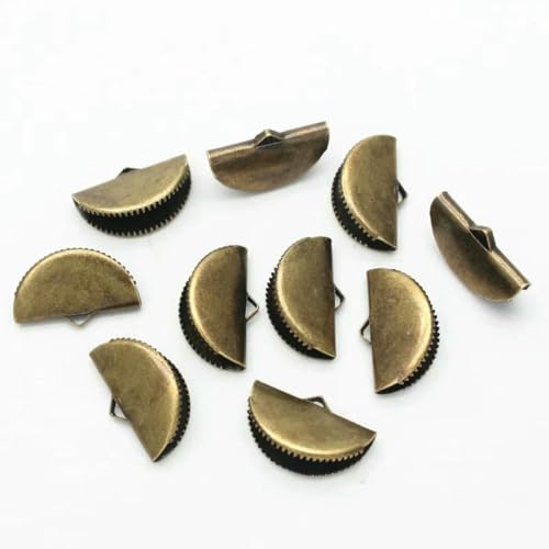 50 Stück 13/15/20/25 mm Metall-Crimp-Endkappen für Quasten, Lederkordeln, Endverschlüsse, Verschlüsse, Schmuckherstellung, HK096, Antikbronze, 13,0 mm x 50 Stück 50 Stück 13/15/20/25 mm Metall-Crimp-Endkappen für Quasten, Lederkordeln, Endverschlüsse, Verschlüsse, Schmuckherstellung, HK096, Antikbronze, 13,0 mm x 50 Stück von YFSHC