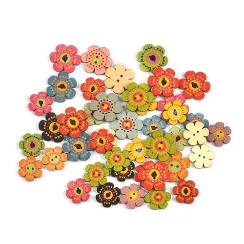 50 Stück 20/25 mm gemischte Blumen bedruckte flache Holzknöpfe mit flacher Rückseite zum Nähen von Zubehör, Sammelalbum, Basteln, DIY-Kleidung, Dekor, Heimbedarf, 50 Stück 20/25 mm gemischte Blumen bedruckte flache Holzknöpfe mit flacher Rückseite zum Nähen von Zubehör, Sammelalbum, Basteln, DIY-Kleidung, Dekor, Heimbedarf, von YFSHC