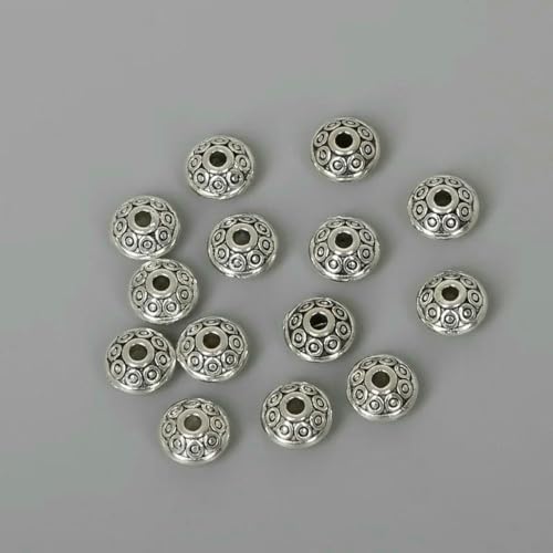 50 Stück 6 x 4,0 mm Antikgold/Rhodium/Bronze Metallperlen Endkappen Seed Spacer Perlen für die Schmuckherstellung DIY Charm Armband-wie das Bild zeigt_a 50 Stück 6 x 4,0 mm Antikgold/Rhodium/Bronze Metallperlen Endkappen Seed Spacer Perlen für die Schmuckherstellung DIY Charm Armband-wie das Bild zeigt_a von YFSHC