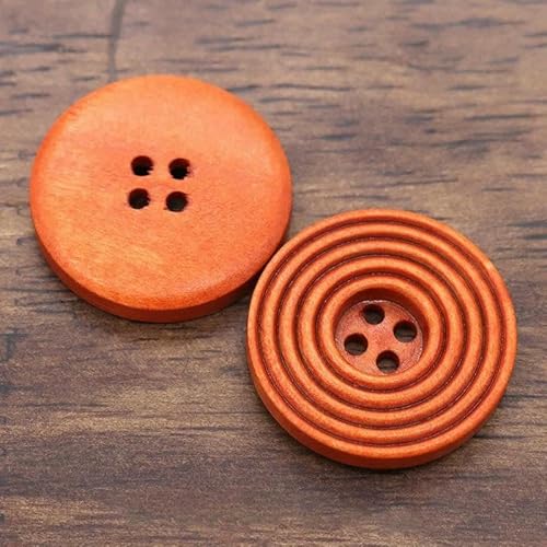 50 Stück DIY Holzknöpfe Nähzubehör Kinderkleidung Handarbeiten Hemden Dekorative Knöpfe Handarbeit Kinderbekleidung-Hellbraun-20 mm 50 Stück DIY Holzknöpfe Nähzubehör Kinderkleidung Handarbeiten Hemden Dekorative Knöpfe Handarbeit Kinderbekleidung-Hellbraun-20 mm von YFSHC