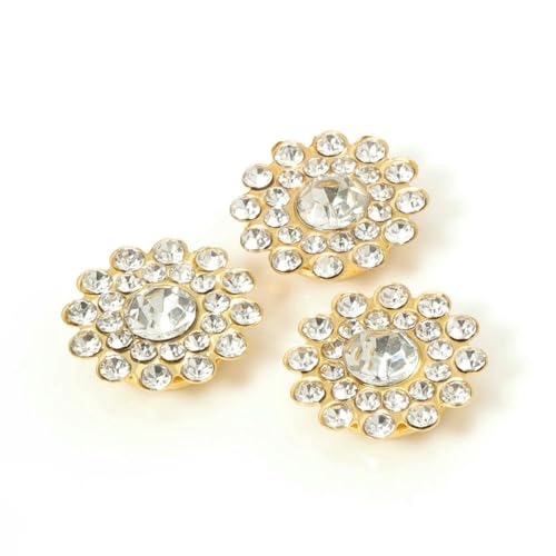 50 Stück Kristall-Klauen-Strasssteine, flache Rückseite, Näh-Cabochons, Lünettenperlen für die Schmuckherstellung, DIY-Handarbeiten, Schleifen, Weiß von YFSHC