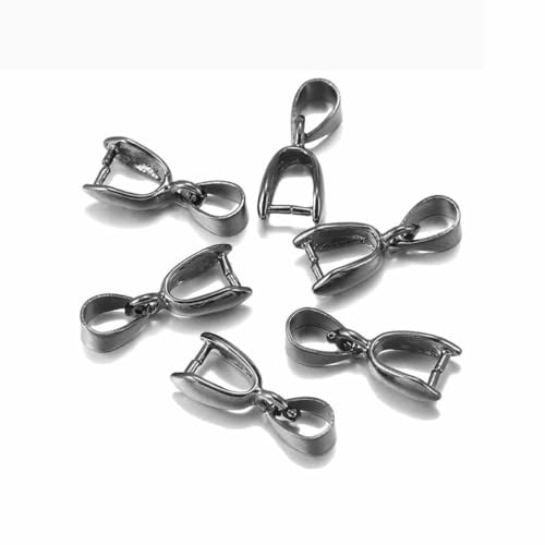50 Stück Melonensamen-Schnalle, Charm-Anhänger, Perlen, Verbinder, Klemmverschluss, Clips, Anhängerverschlüsse, Hakenzubehör für Schmuckzubehör, Gun Black, 50–7 x 20 mm 50 Stück Melonensamen-Schnalle, Charm-Anhänger, Perlen, Verbinder, Klemmverschluss, Clips, Anhängerverschlüsse, Hakenzubehör für Schmuckzubehör, Gun Black, 50–7 x 20 mm von YFSHC