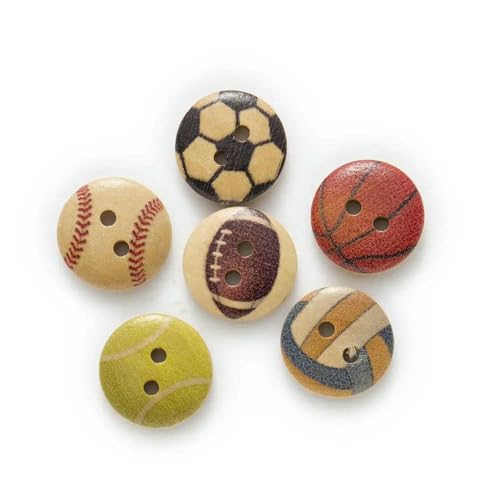50 Stück runde Holzknöpfe mit Kugeldruck zum Nähen, Scrapbook, Kleidung, Basteln, Handarbeit, Zubehör, Jacke, Blazer, 15 mm, natürliche Basis 50 Stück runde Holzknöpfe mit Kugeldruck zum Nähen, Scrapbook, Kleidung, Basteln, Handarbeit, Zubehör, Jacke, Blazer, 15 mm, natürliche Basis von YFSHC