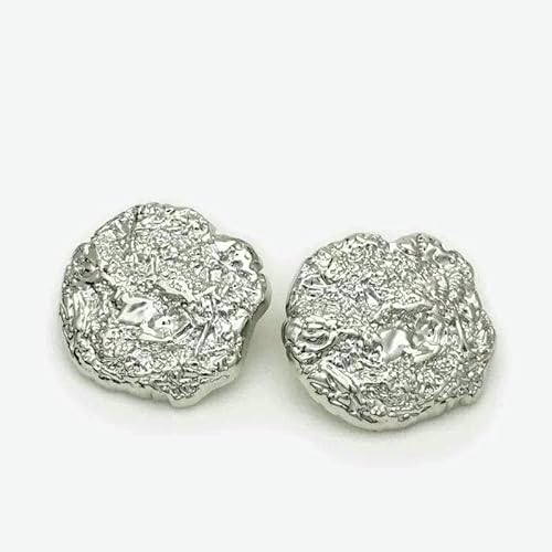 6 Stück/Los Gold Silber Unregelmäßiger Metallknopf Rose Geprägtes Gesicht Anzug Pullover Nähknopf Zubehör-5-755-13-17,5 MM 6 Stück/Los Gold Silber Unregelmäßiger Metallknopf Rose Geprägtes Gesicht Anzug Pullover Nähknopf Zubehör-5-755-13-17,5 MM von YFSHC