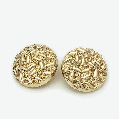 6 Stück/Los Gold Silber Unregelmäßiger Metallknopf Rose Geprägtes Gesicht Anzug Pullover Nähknopf Zubehör-5-755-7-25MM 6 Stück/Los Gold Silber Unregelmäßiger Metallknopf Rose Geprägtes Gesicht Anzug Pullover Nähknopf Zubehör-5-755-7-25MM von YFSHC