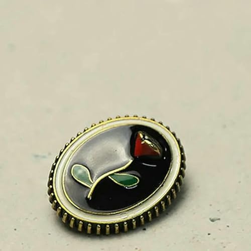 6 Stück/Set Bekleidungszubehör Metall DIY Bastelbedarf Dekorative Teile Metallknöpfe für Kleidung Blumen Nähmaterialien Sale-M29-3-23,0 mm 6 Stück/Set Bekleidungszubehör Metall DIY Bastelbedarf Dekorative Teile Metallknöpfe für Kleidung Blumen Nähmaterialien Sale-M29-3-23,0 mm von YFSHC