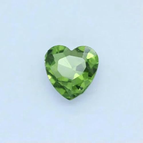 8–27 mm Herzform, handgefertigt, Pointback-Strasssteine, Glas, DIY-Kristall-Strasssteine, Kleidungsstück, Kleid, Dekorationsperlen, Hellgrün, 10 mm, 20 Stück von YFSHC
