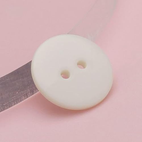 9–30 mm mehrfarbiger Brotknopf mit doppeltem Auge, runde Nähknöpfe aus Kunstharz für DIY-Scrapbooking, Kleidungsstücke, Pullover, Mäntel, Zubehör – Elfenbein – 9–30 mm mehrfarbiger Brotknopf mit doppeltem Auge, runde Nähknöpfe aus Kunstharz für DIY-Scrapbooking, Kleidungsstücke, Pullover, Mäntel, Zubehör – Elfenbein – von YFSHC