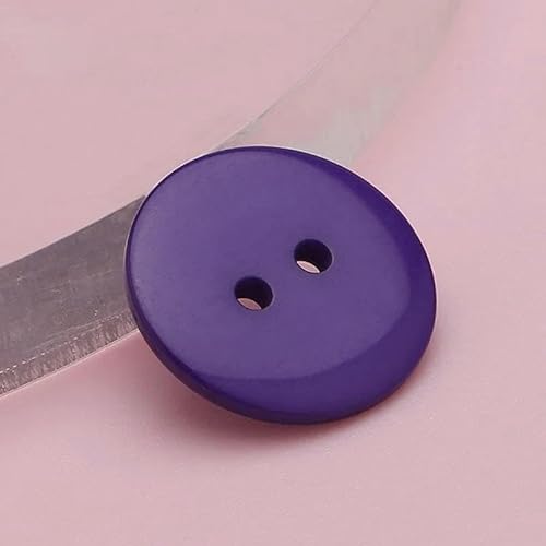 9–30 mm mehrfarbiger Brotknopf mit doppeltem Auge, runde Nähknöpfe aus Kunstharz für DIY-Scrapbooking, Kleidungsstücke, Pullover, Mäntel, Zubehör-Lila-16L 10,0 m 9–30 mm mehrfarbiger Brotknopf mit doppeltem Auge, runde Nähknöpfe aus Kunstharz für DIY-Scrapbooking, Kleidungsstücke, Pullover, Mäntel, Zubehör-Lila-16L 10,0 m von YFSHC