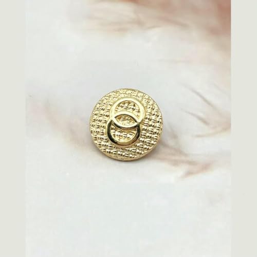 Einfache Metallknöpfe mit Doppelschlaufe, DIY-Schaft, 10 Stück, goldener Anzug, runder Mantelknopf, Manschettenknöpfe-NB-2-9-1-20 mm Einfache Metallknöpfe mit Doppelschlaufe, DIY-Schaft, 10 Stück, goldener Anzug, runder Mantelknopf, Manschettenknöpfe-NB-2-9-1-20 mm von YFSHC