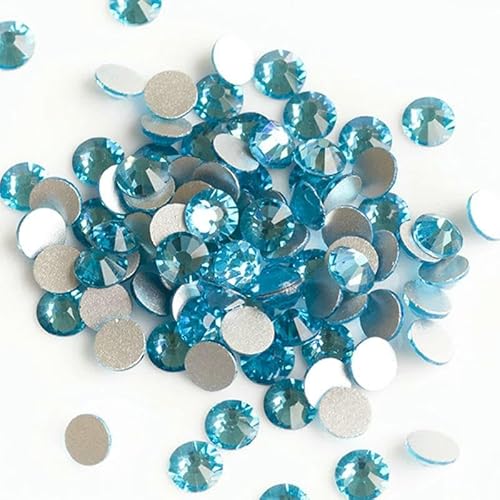 Flache Rückseite, Kristall-Strasssteine, Nagelkleidung für Handarbeiten, DIY, Basteln, Dekor, Edelsteine, Aquamarin, SS20, 1440 Stück Flache Rückseite, Kristall-Strasssteine, Nagelkleidung für Handarbeiten, DIY, Basteln, Dekor, Edelsteine, Aquamarin, SS20, 1440 Stück von YFSHC