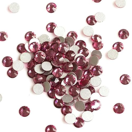 Flache Rückseite, Kristall-Strasssteine, Nagelkleidung für Handarbeiten, DIY, Basteln, Dekor, Edelsteine, Rose, SS12, 1440 Stück Flache Rückseite, Kristall-Strasssteine, Nagelkleidung für Handarbeiten, DIY, Basteln, Dekor, Edelsteine, Rose, SS12, 1440 Stück von YFSHC