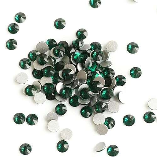 Flache Rückseite, Kristall-Strasssteine, Nagelkleidung für Handarbeiten, DIY, Basteln, Dekor, Edelsteine, Smaragdgrün, SS16, 1440 Stück Flache Rückseite, Kristall-Strasssteine, Nagelkleidung für Handarbeiten, DIY, Basteln, Dekor, Edelsteine, Smaragdgrün, SS16, 1440 Stück von YFSHC