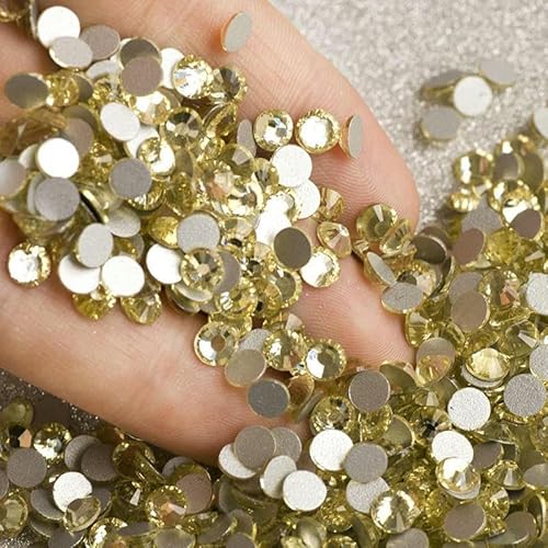 Flatback-Kristall-Strasssteine, Nagelkleidung für Handarbeiten, DIY-Bastelarbeiten, Dekoration, Edelsteine, Jonquil, SS20, 1440 Stück Flatback-Kristall-Strasssteine, Nagelkleidung für Handarbeiten, DIY-Bastelarbeiten, Dekoration, Edelsteine, Jonquil, SS20, 1440 Stück von YFSHC