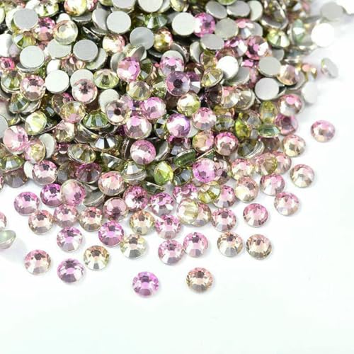 Glitzersteine SS3–SS50, flache Rückseite, klare Kristalle, nicht Hotfix-Strasssteine, Nagelkunst-Dekoration, Strasssteine, Y0100-Luftrosa-SS16, 4,0 mm, 1440 Stück Glitzersteine SS3–SS50, flache Rückseite, klare Kristalle, nicht Hotfix-Strasssteine, Nagelkunst-Dekoration, Strasssteine, Y0100-Luftrosa-SS16, 4,0 mm, 1440 Stück von YFSHC