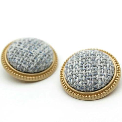 Goldene runde Stoffknöpfe aus Metall für Handarbeiten, Kleidung, Damen, Mantel, Anzug, Strickjacke, 6 Stück, Nähknopf KD874, Antikmessing, 30 mm, 6 Stück Goldene runde Stoffknöpfe aus Metall für Handarbeiten, Kleidung, Damen, Mantel, Anzug, Strickjacke, 6 Stück, Nähknopf KD874, Antikmessing, 30 mm, 6 Stück von YFSHC