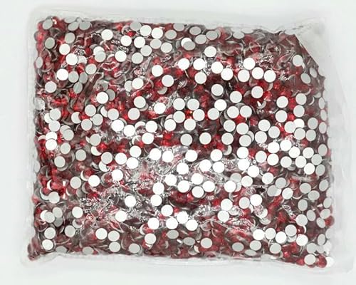 Großpackung SS3-SS30 Flatback Crystal AB Nicht-Hotfix-Strasssteine, klar, AB-Strass für Nailart-Dekoration, Siam-SS20, 14400 Stück von YFSHC