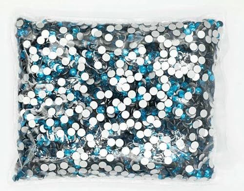 Großpackung SS3-SS30 Flatback Crystal AB Nicht-Hotfix-Strasssteine, klarer AB-Strass für Nailart-Dekoration, blauer Zirkon, SS20, 14400 Stück Großpackung SS3-SS30 Flatback Crystal AB Nicht-Hotfix-Strasssteine, klarer AB-Strass für Nailart-Dekoration, blauer Zirkon, SS20, 14400 Stück von YFSHC