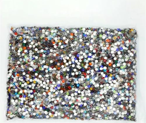 Großpackung SS3-SS30 Flatback Crystal AB Nicht-Hotfix-Strasssteine, transparent, AB-Strass für Nail Art-Dekoration, gemischte Farben_a-ss20, 14400 Stück Großpackung SS3-SS30 Flatback Crystal AB Nicht-Hotfix-Strasssteine, transparent, AB-Strass für Nail Art-Dekoration, gemischte Farben_a-ss20, 14400 Stück von YFSHC