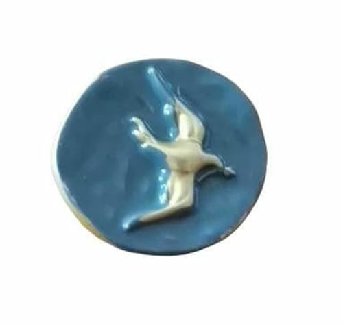 Kann gemischt werden, 10 Stück, neue goldene Nähknöpfe in Augenform für luxuriöse Kaschmirmäntel, Pullover, Röcke, Kleider, 10 Stück, dunkelblau Kann gemischt werden, 10 Stück, neue goldene Nähknöpfe in Augenform für luxuriöse Kaschmirmäntel, Pullover, Röcke, Kleider, 10 Stück, dunkelblau von YFSHC