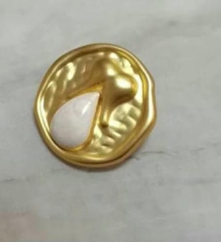 Kann gemischt werden, 10 Stück, neue goldene Nähknöpfe in Augenform für luxuriöse Kaschmirmäntel, Pullover, Röcke, Kleider, 10 Stück, silbergrau Kann gemischt werden, 10 Stück, neue goldene Nähknöpfe in Augenform für luxuriöse Kaschmirmäntel, Pullover, Röcke, Kleider, 10 Stück, silbergrau von YFSHC
