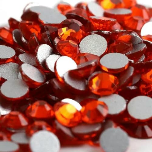 Mehrfarbige SS3-SS30 Nicht-Hotfix-Strasssteine mit flacher Rückseite, Kristall-Strass-Glitzerstein für DIY-Maniküre, 3D-Nagelkunst, Stoff, Kleidungsstücke, Hyazinthe, SS30, von YFSHC