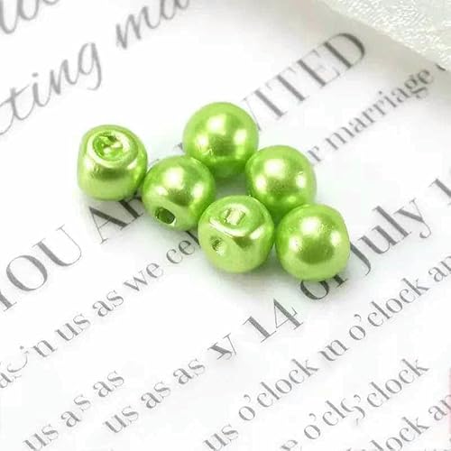 Nähknöpfe, 100 Stück, 6 mm, 8 mm, 10 mm, 12 mm, 15 mm, 18 mm, Perlmuttknöpfe für Kleidung, Nähzubehör, Damen- und Babykleidung, Material, Grün, 12 mm von YFSHC