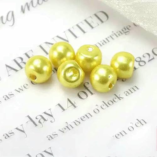 Nähknöpfe, 100 Stück, 6 mm, 8 mm, 10 mm, 12 mm, 15 mm, 18 mm, Perlmuttknöpfe für Kleidung, Nähzubehör, Damen- und Babykleidungsmaterial, gelb, 12 mm Nähknöpfe, 100 Stück, 6 mm, 8 mm, 10 mm, 12 mm, 15 mm, 18 mm, Perlmuttknöpfe für Kleidung, Nähzubehör, Damen- und Babykleidungsmaterial, gelb, 12 mm von YFSHC