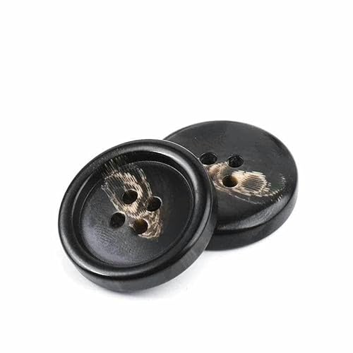 Neue 10 Stück Harzknöpfe mit 4 Löchern, Nähzubehör, Größe komplett für Kleidung, dekorative Knöpfe, handgefertigt, DIY-NK048-15-25 mm Neue 10 Stück Harzknöpfe mit 4 Löchern, Nähzubehör, Größe komplett für Kleidung, dekorative Knöpfe, handgefertigt, DIY-NK048-15-25 mm von YFSHC