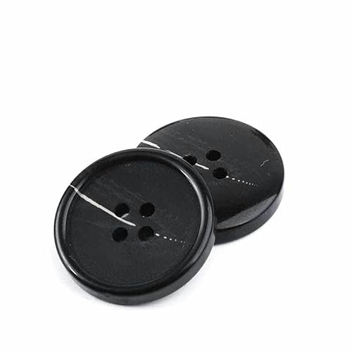 Neue 10 Stück Harzknöpfe mit 4 Löchern, Nähzubehör, Größe komplett für Kleidung, dekorative Knöpfe, handgefertigt, DIY-NK048-9-20 mm Neue 10 Stück Harzknöpfe mit 4 Löchern, Nähzubehör, Größe komplett für Kleidung, dekorative Knöpfe, handgefertigt, DIY-NK048-9-20 mm von YFSHC