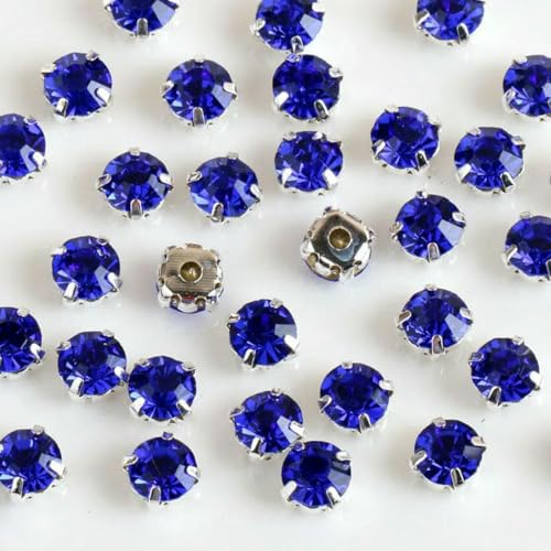 Neue 3,0 mm 4,0 mm 5 mm 7 mm 8 mm silberne Krallen zum Aufnähen, runde Strasssteine für Handarbeiten, DIY, Glaskristalle, Steine, Kleidung, Hochzeitskleid, Saphir-Krallen-Strassstein, 7 mm, 50 Stück Neue 3,0 mm 4,0 mm 5 mm 7 mm 8 mm silberne Krallen zum Aufnähen, runde Strasssteine für Handarbeiten, DIY, Glaskristalle, Steine, Kleidung, Hochzeitskleid, Saphir-Krallen-Strassstein, 7 mm, 50 Stück von YFSHC