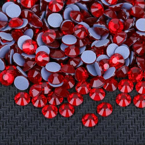 Neue Hotfix-Strasssteine SS6-SS30 in großen Mengen, flache Rückseite, Glitzerkristalle und Strasssteine für DIY-Nagelzubehör, Dunkel Siam, SS6, 1440 Stück Neue Hotfix-Strasssteine SS6-SS30 in großen Mengen, flache Rückseite, Glitzerkristalle und Strasssteine für DIY-Nagelzubehör, Dunkel Siam, SS6, 1440 Stück von YFSHC