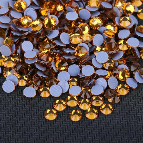 Neue Hotfix-Strasssteine SS6-SS30 in großen Mengen, flache Rückseite, Glitzerkristalle und Strasssteine für DIY-Nagelzubehör, Topas, SS8, 1440 Stück Neue Hotfix-Strasssteine SS6-SS30 in großen Mengen, flache Rückseite, Glitzerkristalle und Strasssteine für DIY-Nagelzubehör, Topas, SS8, 1440 Stück von YFSHC