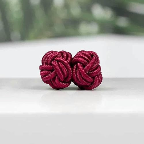 Neue elastische Doppelperlenknöpfe, elastisches Seil, Doppelkugeln, runde Perlenknöpfe, handgewebte Hemden im chinesischen Stil, Manschettenknöpfe-Nr. 19 Neue elastische Doppelperlenknöpfe, elastisches Seil, Doppelkugeln, runde Perlenknöpfe, handgewebte Hemden im chinesischen Stil, Manschettenknöpfe-Nr. 19 von YFSHC