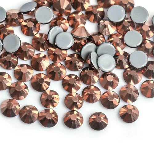 Neue lila Samt-Kristall-AB-Hotfix-Strasssteine, Glas-Strass-Hotfix-Strasssteine zum Aufbügeln, Nähen und Stoffdekorationen, Roségold, SS30, 288 Stück Neue lila Samt-Kristall-AB-Hotfix-Strasssteine, Glas-Strass-Hotfix-Strasssteine zum Aufbügeln, Nähen und Stoffdekorationen, Roségold, SS30, 288 Stück von YFSHC