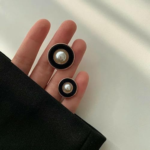 Retro-Stoffknöpfe aus Metall, Kunstperlen, dekorative Kleidung, Bastelbedarf, Nähverzierung, Handarbeitszubehör, 6 Stück, TB453, 1, 25 mm von YFSHC