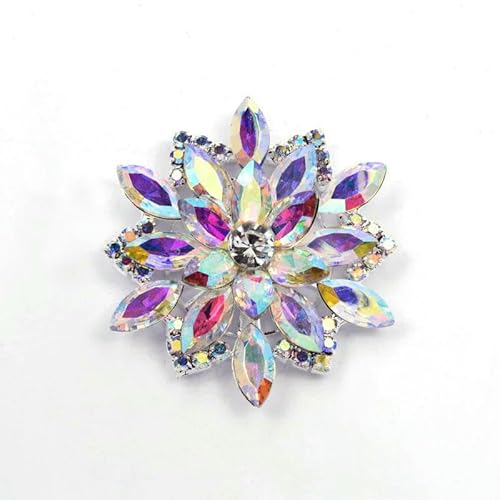 Runde Strass-Applikationen mit Blumen-Kristallen AB zum Aufnähen mit goldener Basis, glitzernde Nähzubehör-Kristalle für Hochzeitskleider, Y1020-5.6X5.6 crystalAB Runde Strass-Applikationen mit Blumen-Kristallen AB zum Aufnähen mit goldener Basis, glitzernde Nähzubehör-Kristalle für Hochzeitskleider, Y1020-5.6X5.6 crystalAB von YFSHC