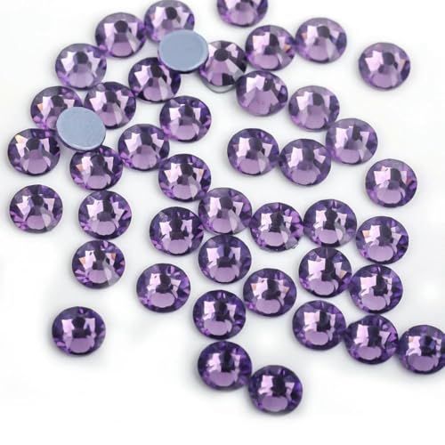 SS3-SS30 Grüner Vulkan, Farbe: Aufbügel-Strasssteine/Hotfix-Kristall-Strasssteine, Strasssteine zum Nähen und für Stoff und Kleidung, Violett-Mix, SS3-SS30, 10 Gramm SS3-SS30 Grüner Vulkan, Farbe: Aufbügel-Strasssteine/Hotfix-Kristall-Strasssteine, Strasssteine zum Nähen und für Stoff und Kleidung, Violett-Mix, SS3-SS30, 10 Gramm von YFSHC