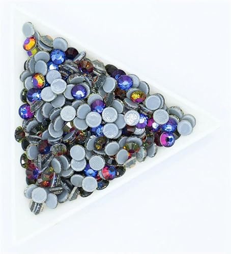 SS6-SS30 40 Farben Crystal AB Hot Fix Strasssteine, Glas Strass Hotfix Aufbügel-Strasssteine Nähen & Stoffdekorationen-Vulkan-ss30 288 Stück SS6-SS30 40 Farben Crystal AB Hot Fix Strasssteine, Glas Strass Hotfix Aufbügel-Strasssteine Nähen & Stoffdekorationen-Vulkan-ss30 288 Stück von YFSHC