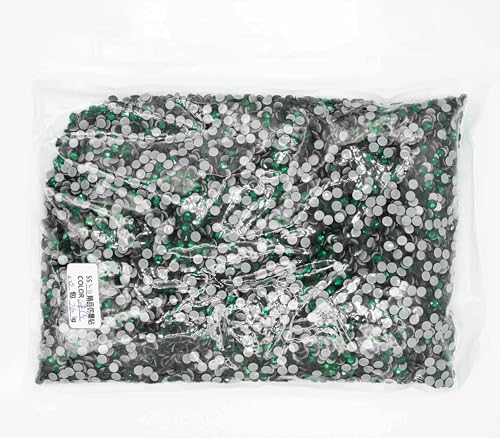 SS6-SS30 Großpackung, 42 Farben, bessere Hotfix-Strasssteine, Kristall-Hotfix-Strasssteine für Kleidungsstücke, Smaragdgrün, SS6, 14400 Stück SS6-SS30 Großpackung, 42 Farben, bessere Hotfix-Strasssteine, Kristall-Hotfix-Strasssteine für Kleidungsstücke, Smaragdgrün, SS6, 14400 Stück von YFSHC