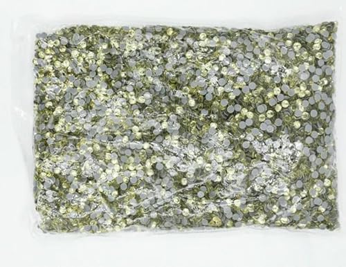 SS6-SS30 Großpackung Better Hotfix-Strasssteine, Kristall-Hotfix-Strasssteine für Kleidungsstücke, Jonquil-ss6, 14400 Stück von YFSHC