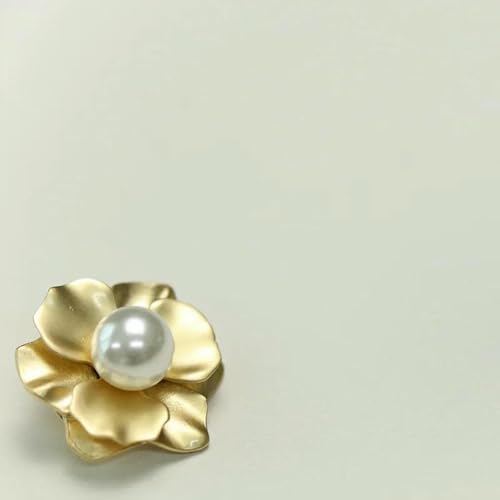 STÜCK Neue Perlenblumen-Metallknöpfe für Mäntel 18/23/28 MM Mode Luxcy Blumen Dekorative Schnalle-NB-2-224-1-23,0 mm von YFSHC