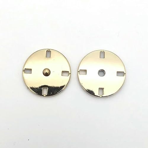 Schwarz-silberne Metallschnalle mit verdeckter Schnalle für Mantel, Windjacke, Daunenjacke, unsichtbare Druckknöpfe, Verschlüsse, Nähzubehör für Bekleidung, Gold 01– von YFSHC