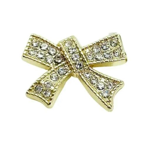 Stück 23,0 mm Luxus-Metallperlen-Nähknopf mit fünf Buchstaben, Blumenmotiv, für Kleidung, Mantel, Rock, Kleidungszubehör, Golden-N-23,0 mm Stück 23,0 mm Luxus-Metallperlen-Nähknopf mit fünf Buchstaben, Blumenmotiv, für Kleidung, Mantel, Rock, Kleidungszubehör, Golden-N-23,0 mm von YFSHC