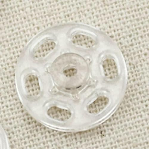 Versteckter unsichtbarer Knopf, 100 Stück, 7 mm/10 mm/15 mm/20 mm, kleine ABS-Druckknöpfe, Nähzubehör, 5-10-C-15 mm von YFSHC